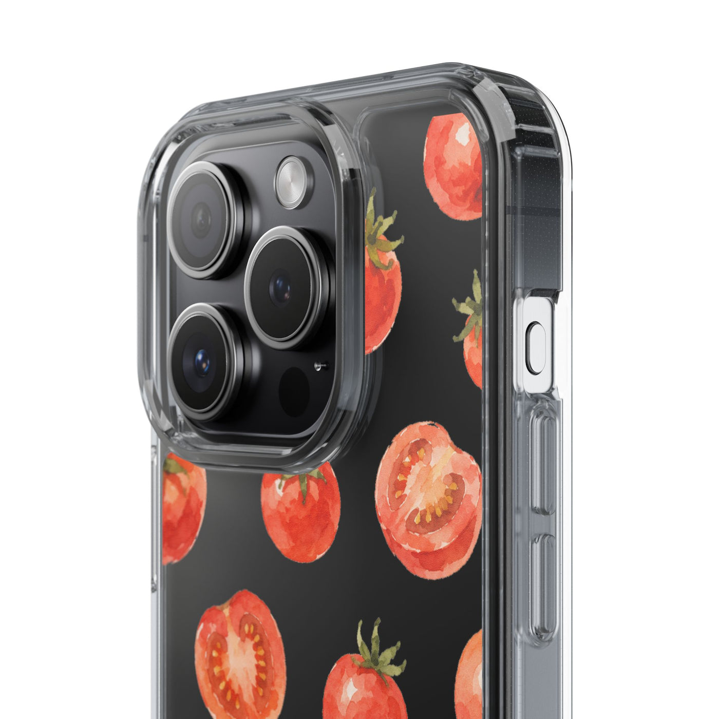 Watercolor Tomato Clear Phone Case