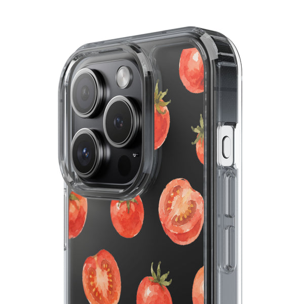 Watercolor Tomato Clear Phone Case