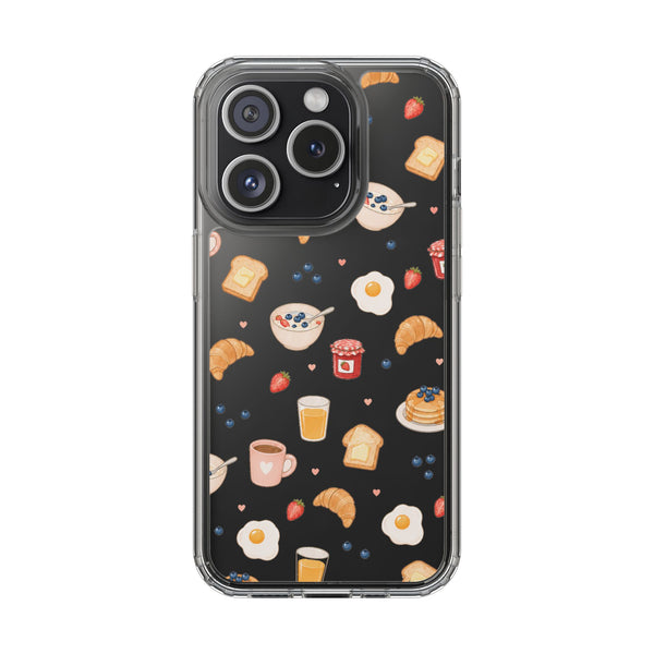 Cozy Breakfast Clear Phone Case