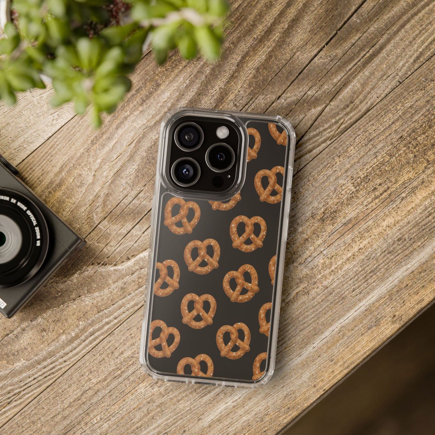 Pretzel Clear Phone Case