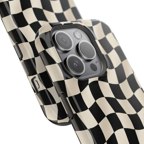 Wavy Checkerboard MagSafe® Phone Case