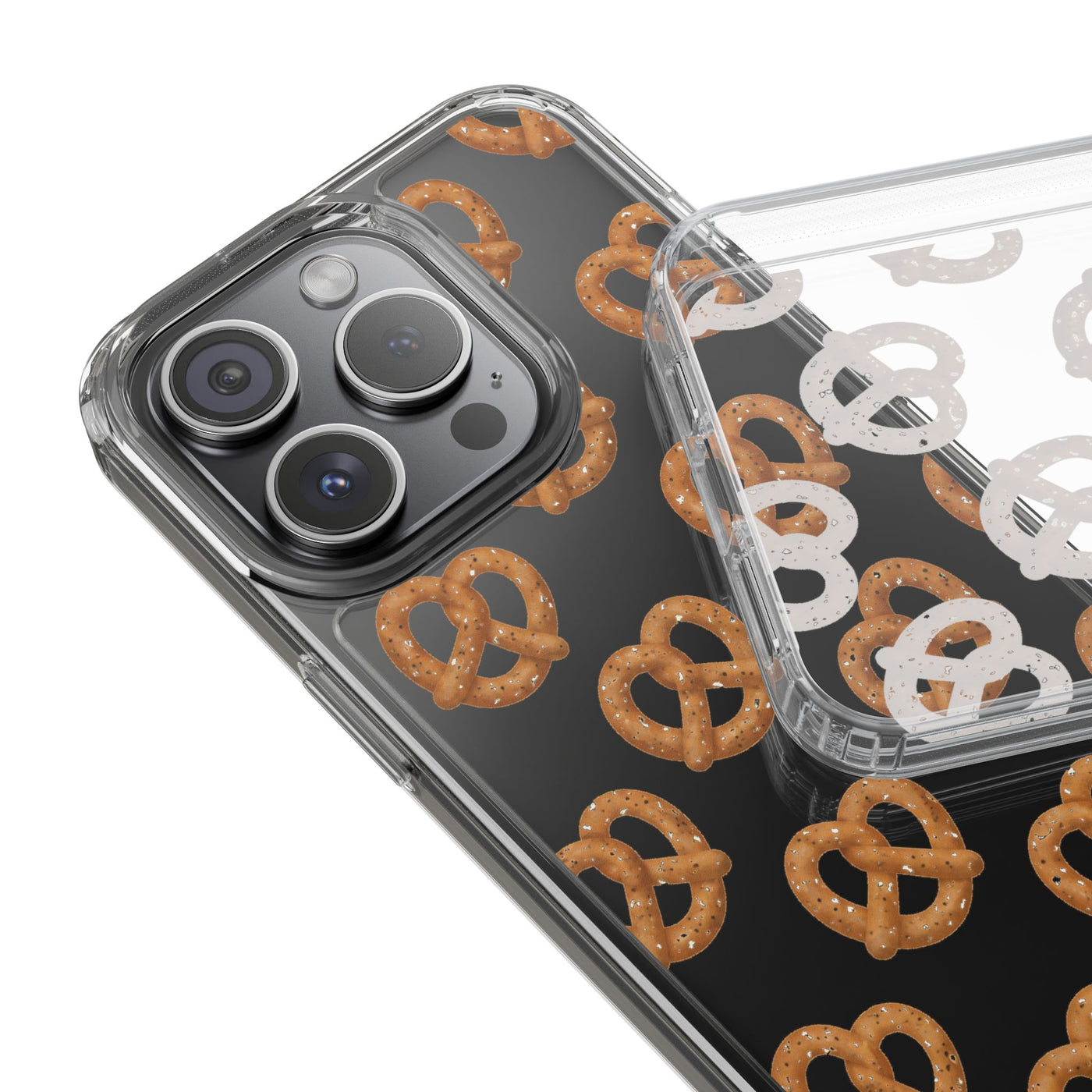 Pretzel Clear Phone Case