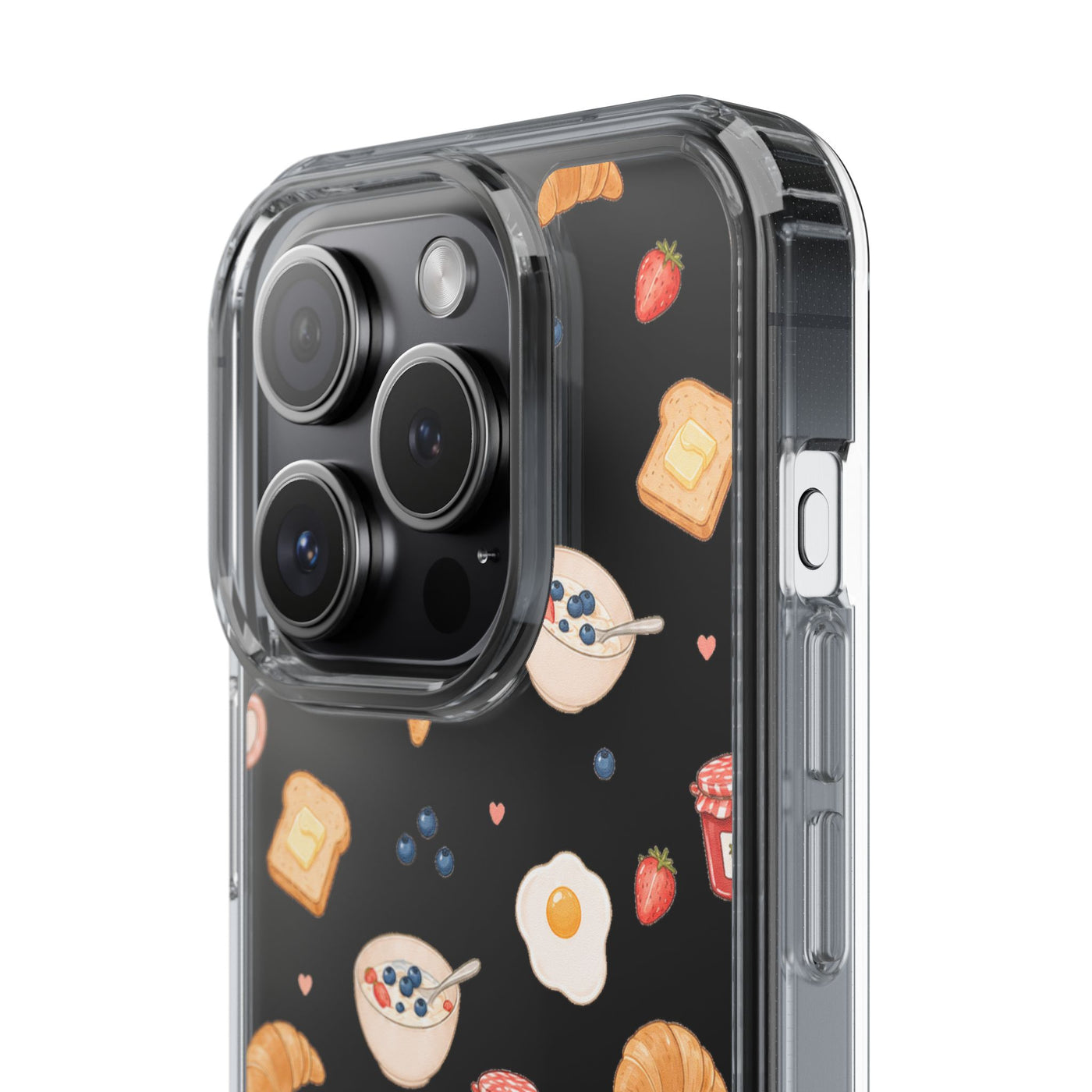 Cozy Breakfast Clear Phone Case