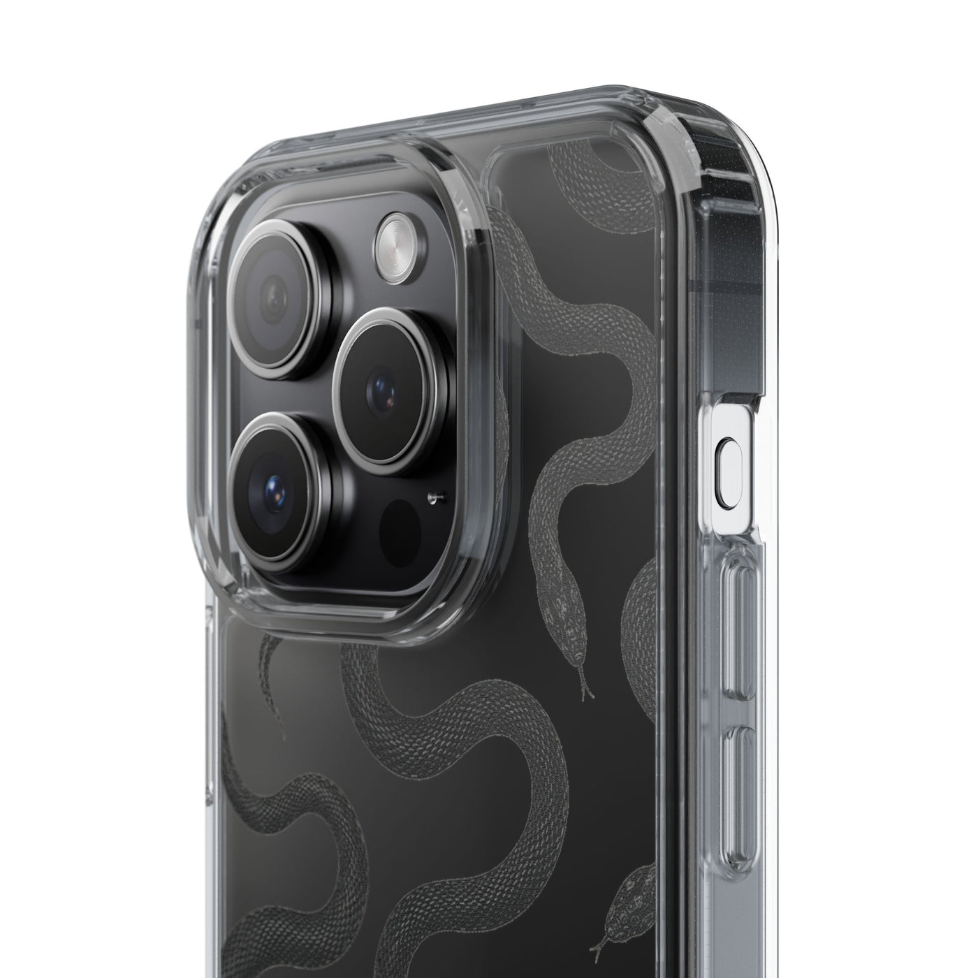 Minimal Snake Clear Phone Case