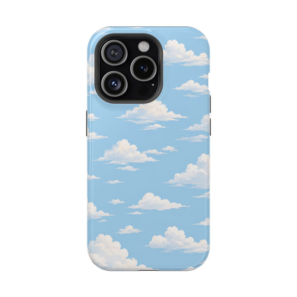 Blue Sky Clouds MagSafe® Phone Case