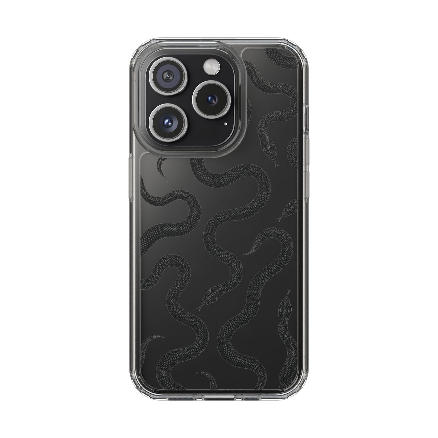 Minimal Snake Clear Phone Case