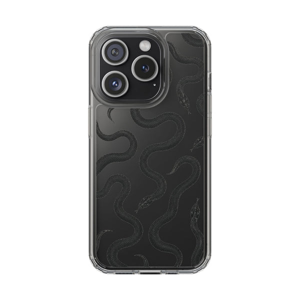Minimal Snake Clear Phone Case