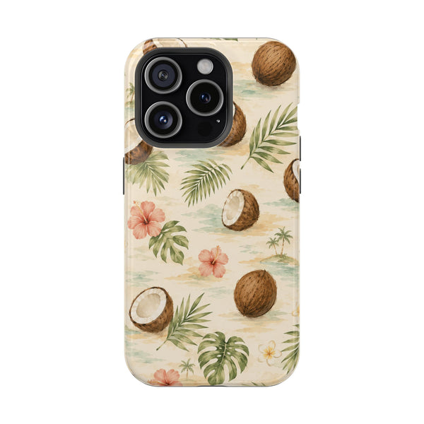 Tropical Coconut MagSafe® Phone Case