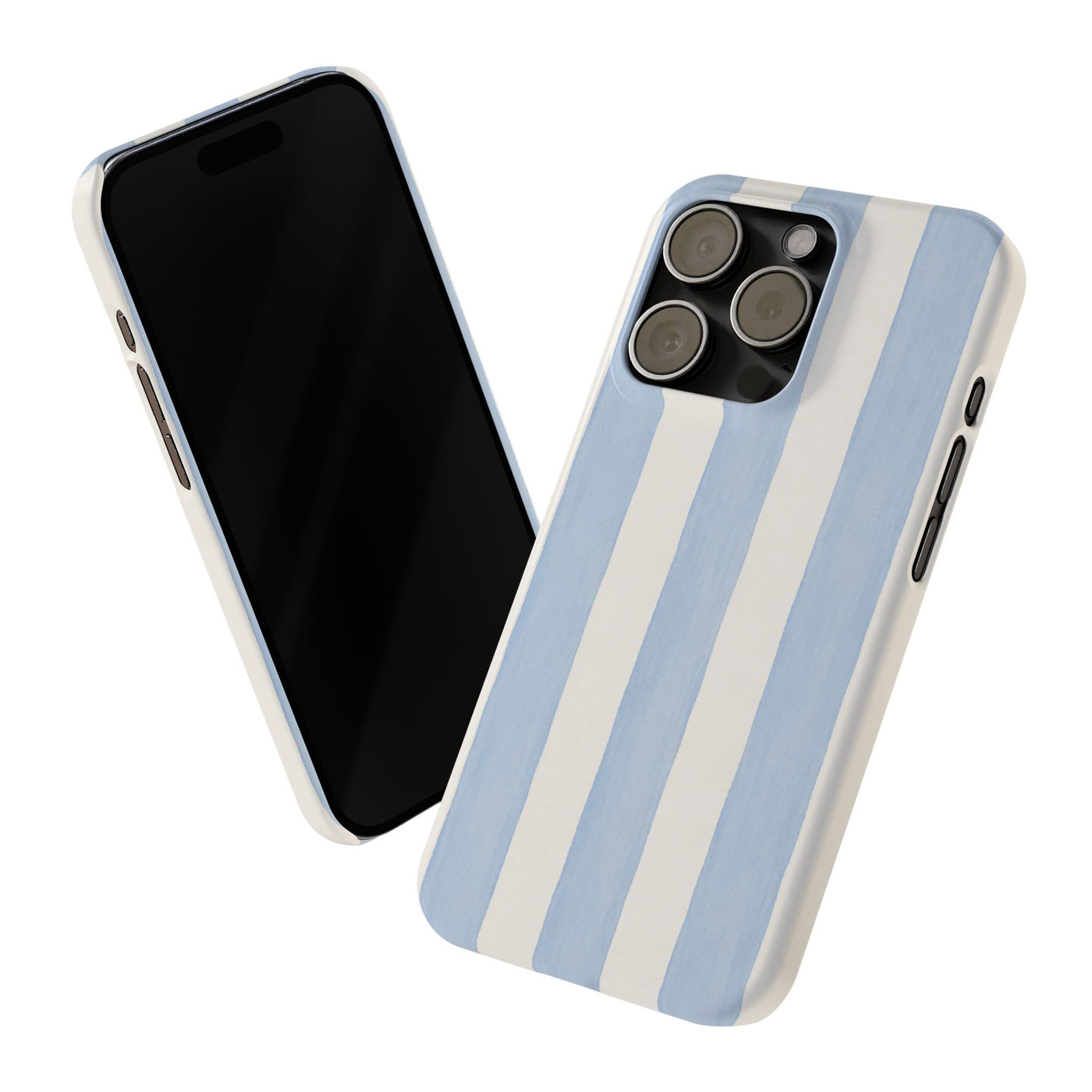 Blue Cabana Stripe Slim Phone Case