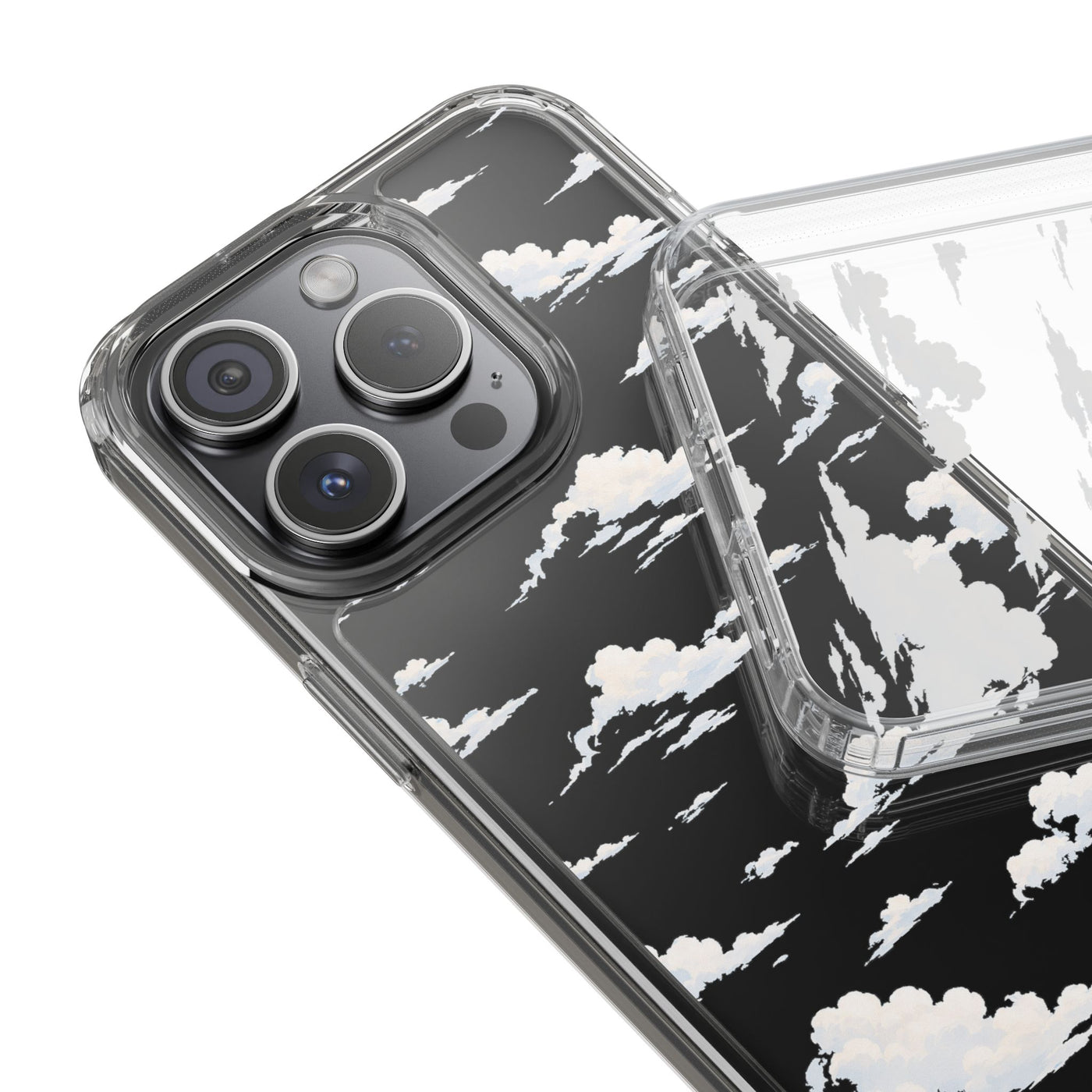 Clouds Clear Phone Case