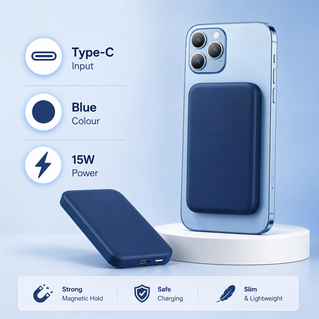 Magnetic Wireless Power Bank