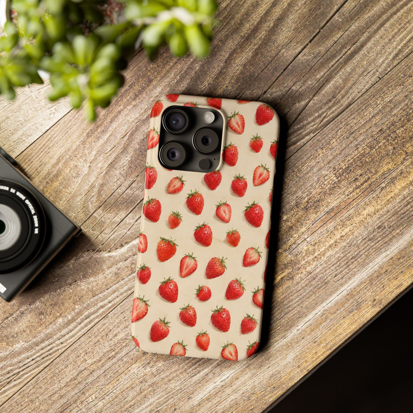 Strawberry Slim Phone Case