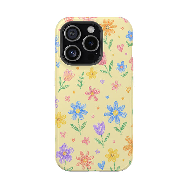 Pastel Wildflower MagSafe® Phone Case