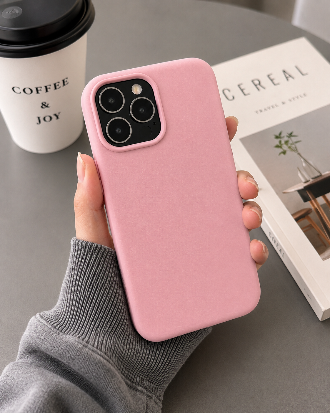 Pink Luxury Silicone iPhone Case