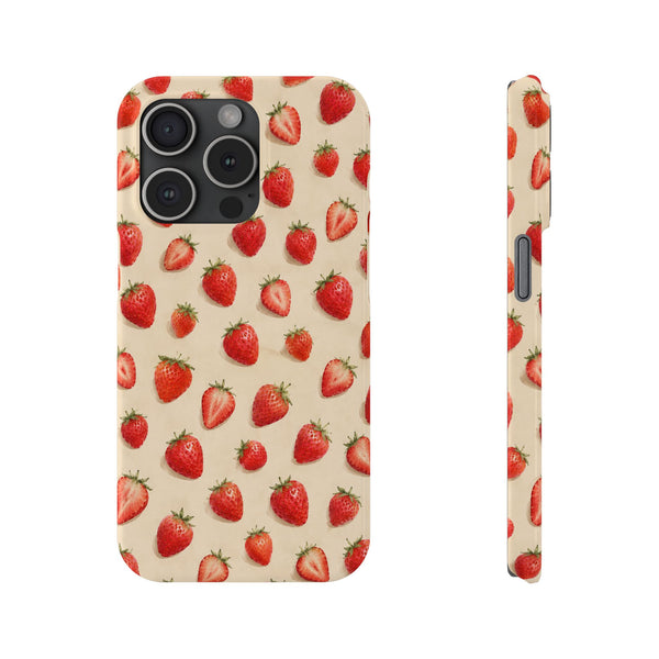 Strawberry Slim Phone Case