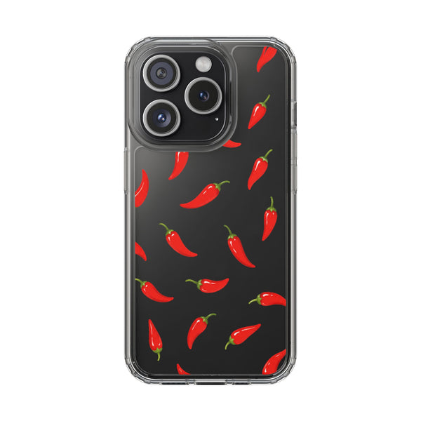 Red Chili Pepper Clear Phone Case
