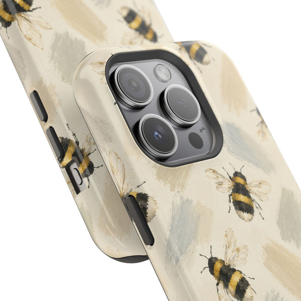 Watercolor Bumble Bee MagSafe® Phone Case