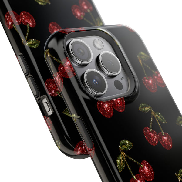 Glitter Cherry MagSafe® Phone Case