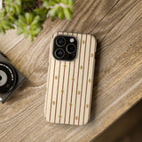 Fleur-de-Lis Stripe MagSafe® Phone Case
