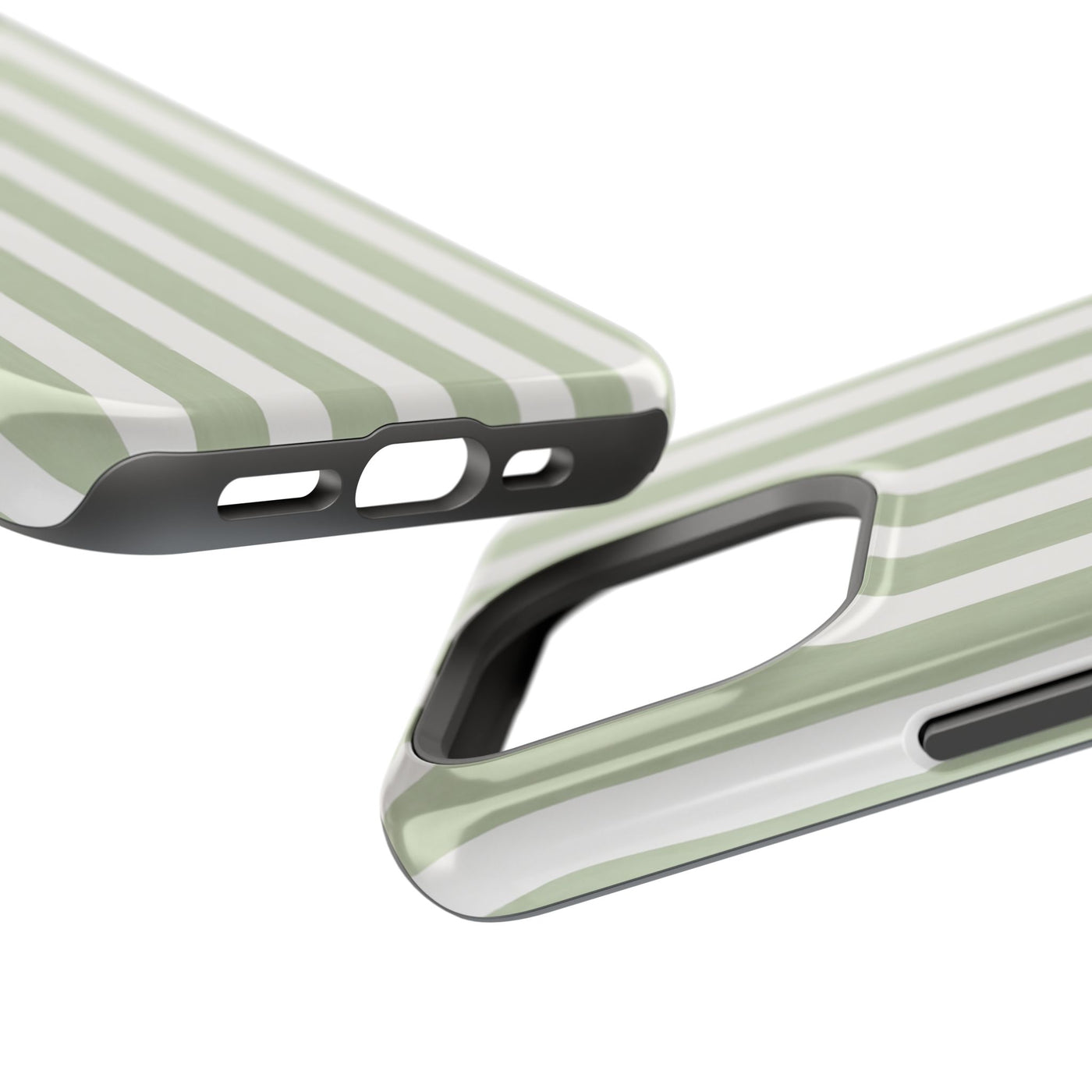 Sage Cabana Stripe MagSafe® Phone Case