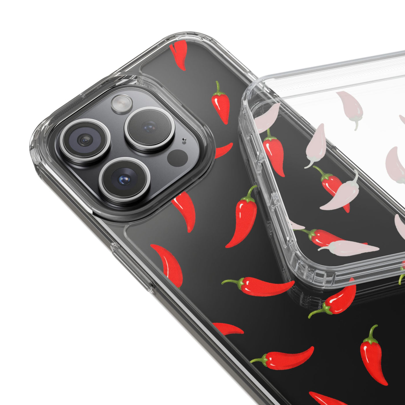Red Chili Pepper Clear Phone Case