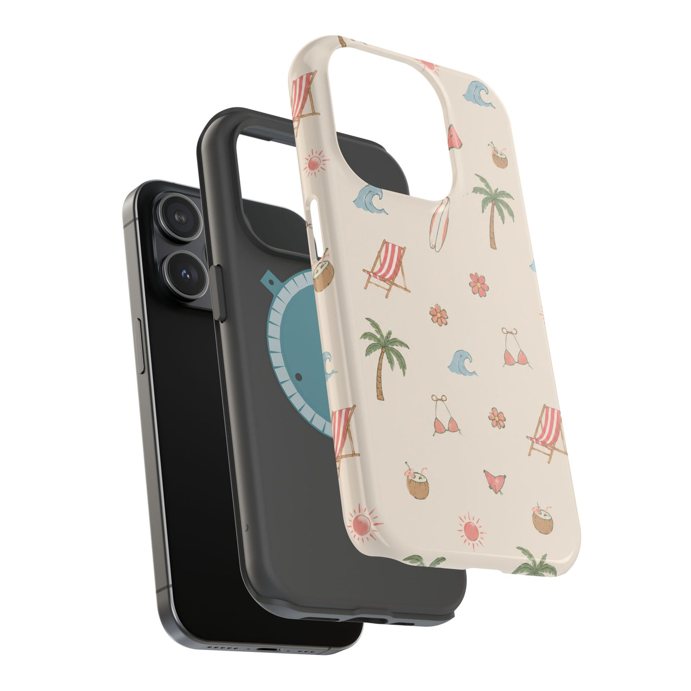 Beach Day Icons MagSafe® Phone Case