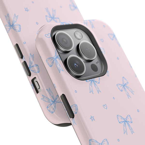 Blue Bow MagSafe® Phone Case