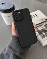 Black Luxury Silicone iPhone Case