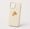 Cute Croissant Striped iPhone Case