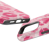 Pink Kiss Print MagSafe® Phone Case