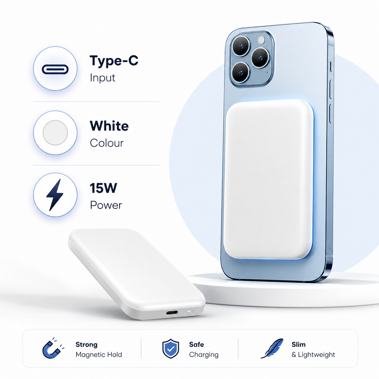 Magnetic Wireless Power Bank