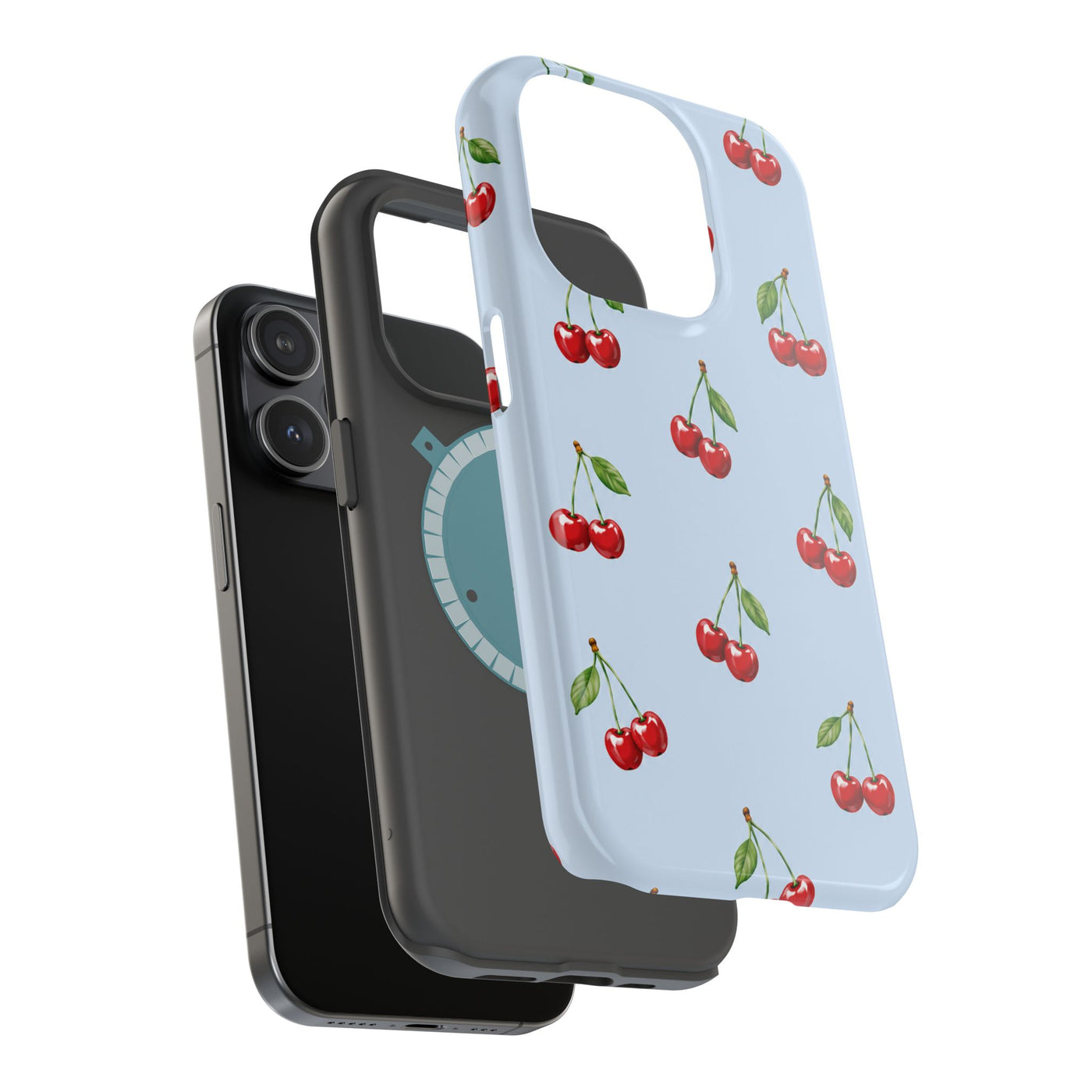 Cherry Blossom Blue MagSafe® Phone Case