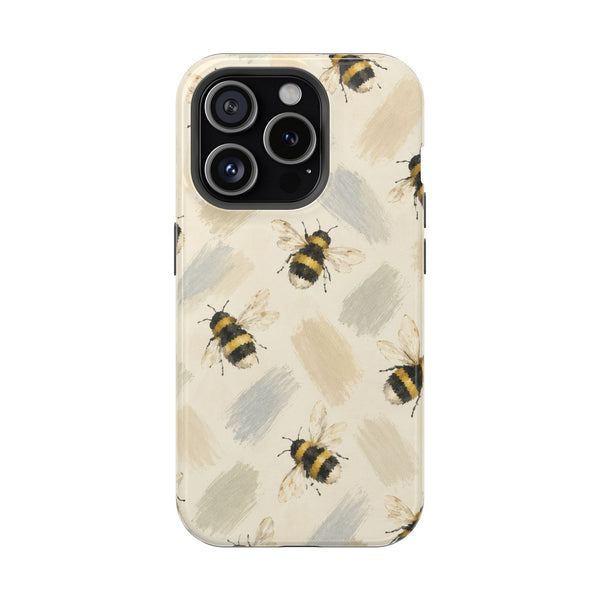 Watercolor Bumble Bee MagSafe® Phone Case