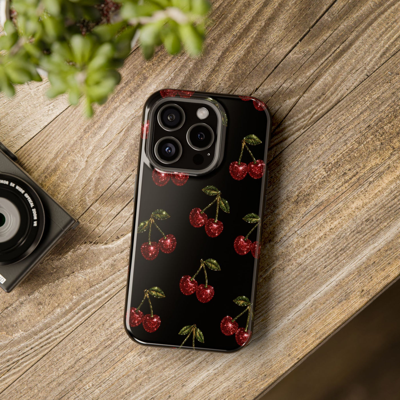 Glitter Cherry MagSafe® Phone Case