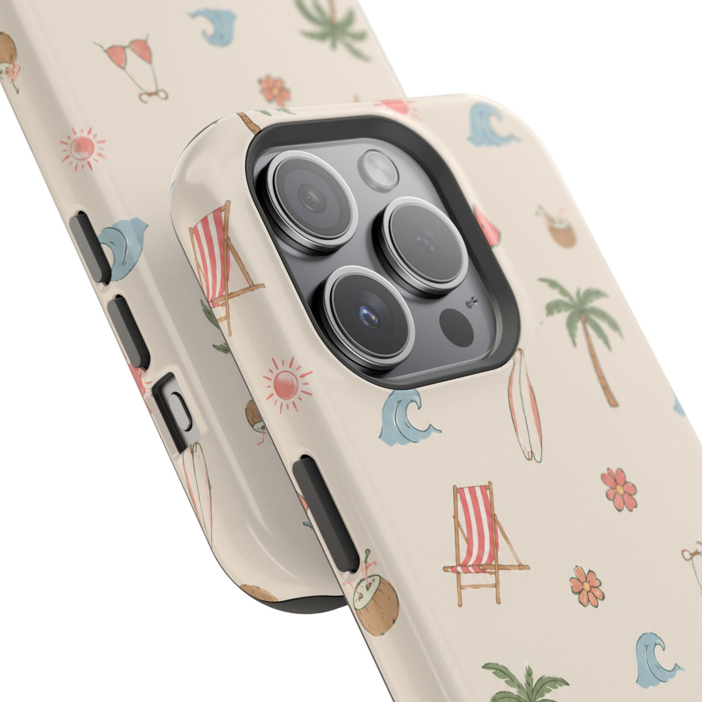 Beach Day Icons MagSafe® Phone Case