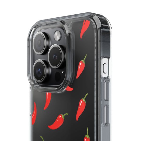 Red Chili Pepper Clear Phone Case