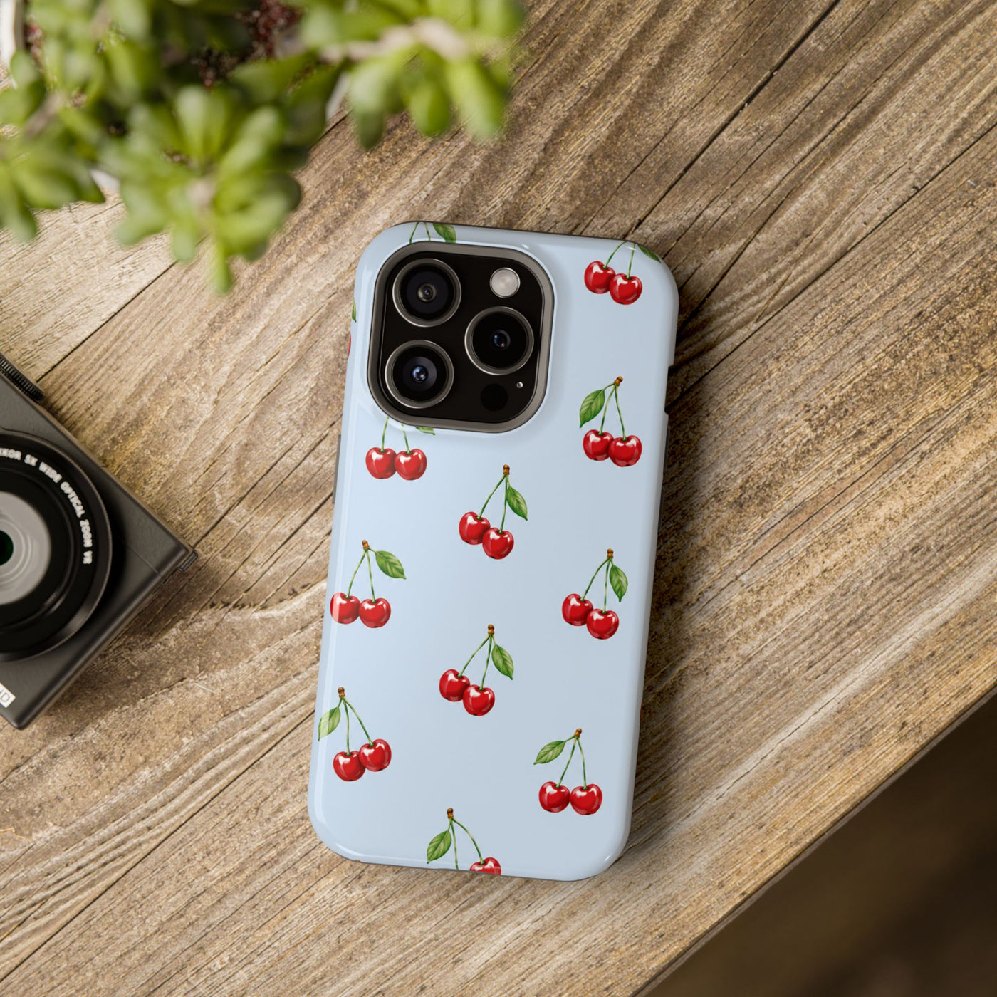 Cherry Blossom Blue MagSafe® Phone Case