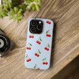 Cherry Blossom Blue MagSafe® Phone Case