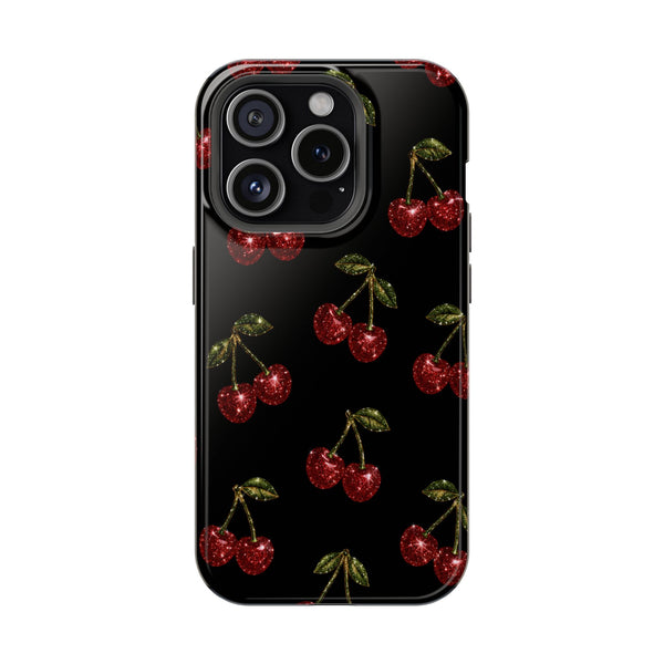 Glitter Cherry MagSafe® Phone Case