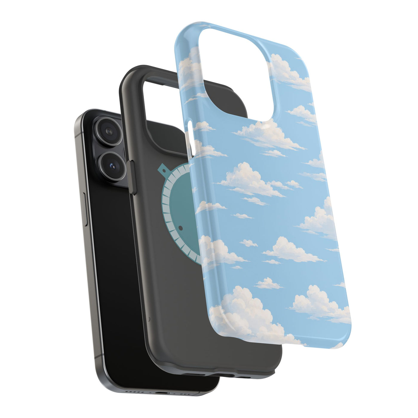 Blue Sky Clouds MagSafe® Phone Case