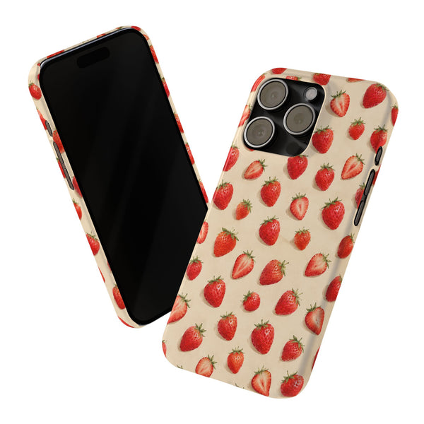 Strawberry Slim Phone Case