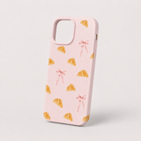 Croissant & Bow Phone Case