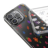 Colourful Doodle Clear Phone Case