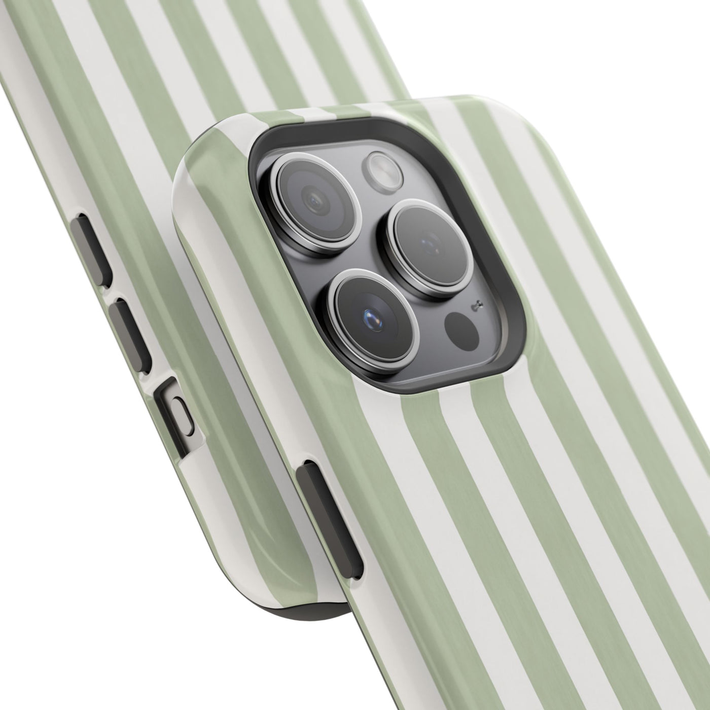 Sage Cabana Stripe MagSafe® Phone Case