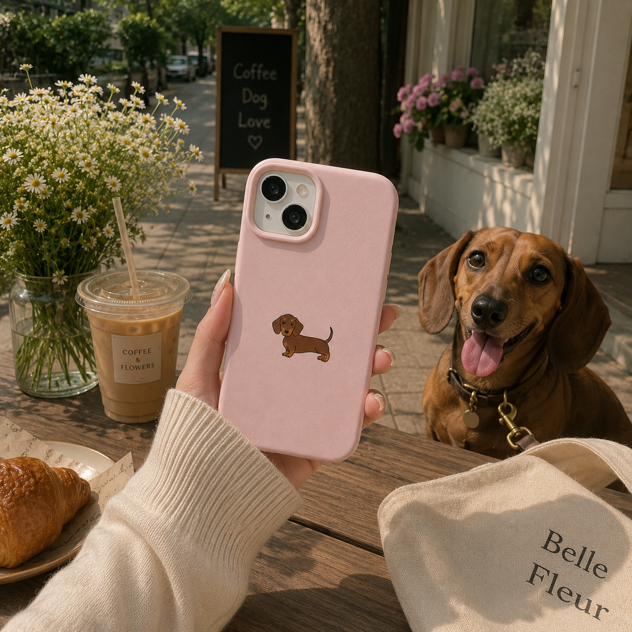 Cute Dachshund iPhone Case