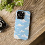 Blue Sky Clouds MagSafe® Phone Case