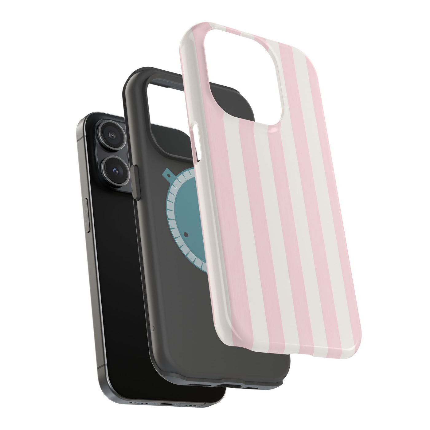 Pink Cabana Stripe MagSafe® Phone Case