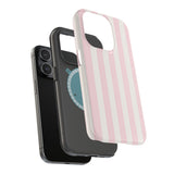 Pink Cabana Stripe MagSafe® Phone Case