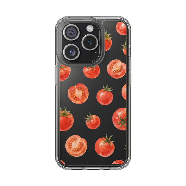Watercolor Tomato Clear Phone Case