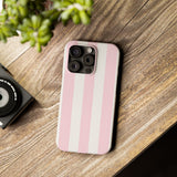 Pink Cabana Stripe Slim Phone Case